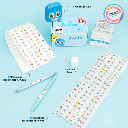 KiddoSello 2.0: Set completo de estampado