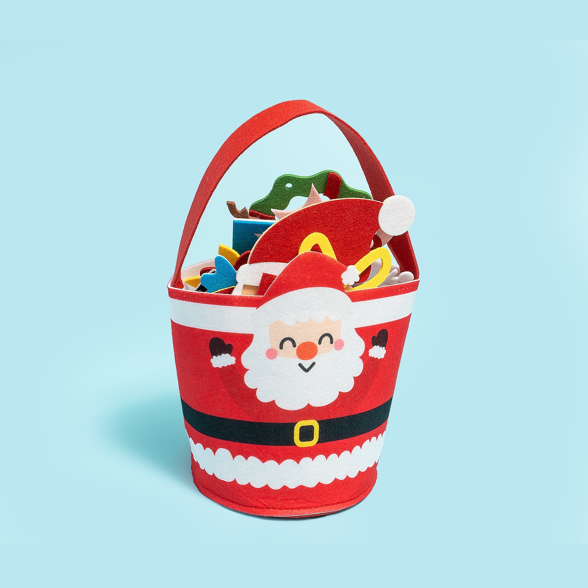 1x Cubo de fieltro para adornos