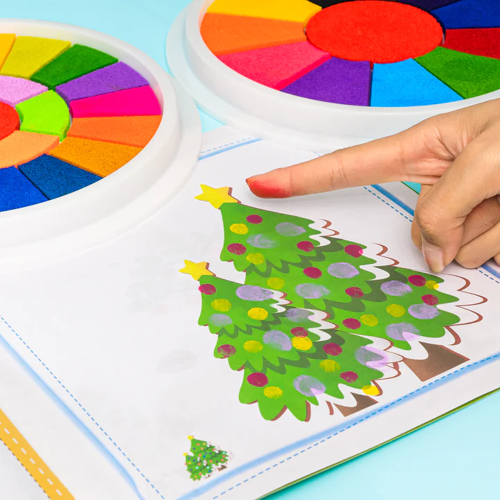  Divertido kit de pintura de dedos – 25 colores divertidos kit  de pintura de dedos y libro, kit de pintura de dedos saludable e inofensivo  para niños, lavable, herramientas de práctica