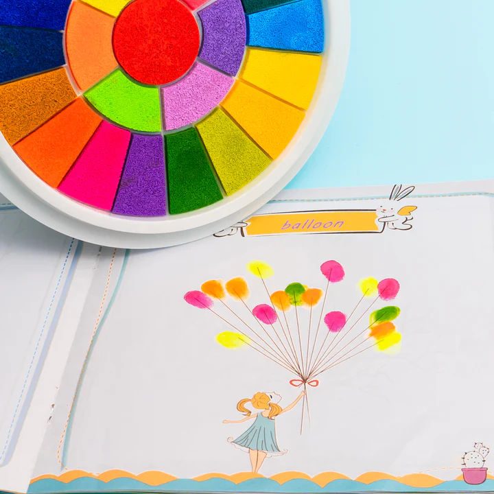 Divertido kit de pintura de dedos y libro, 25 colores lavables para niños  pequeños, pinturas no tóxicas, suministros de pintura para dibujar pintura