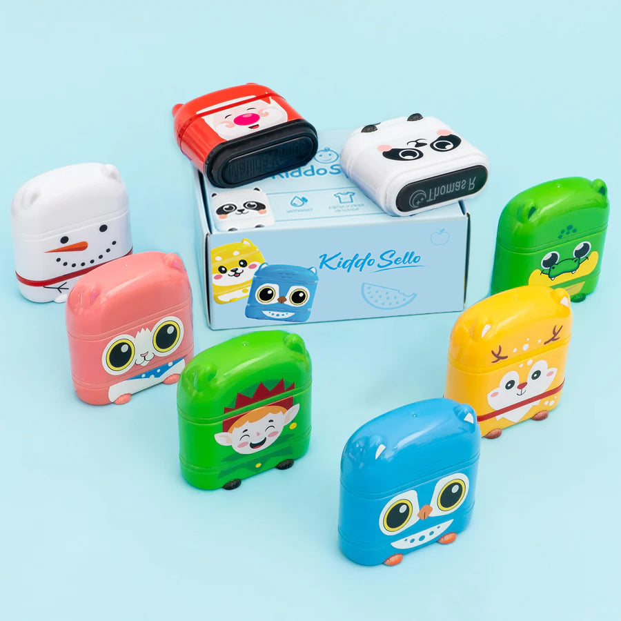 KiddoSello™ - Sello Personalizado con Nombre (Edición de Navidad 2025)