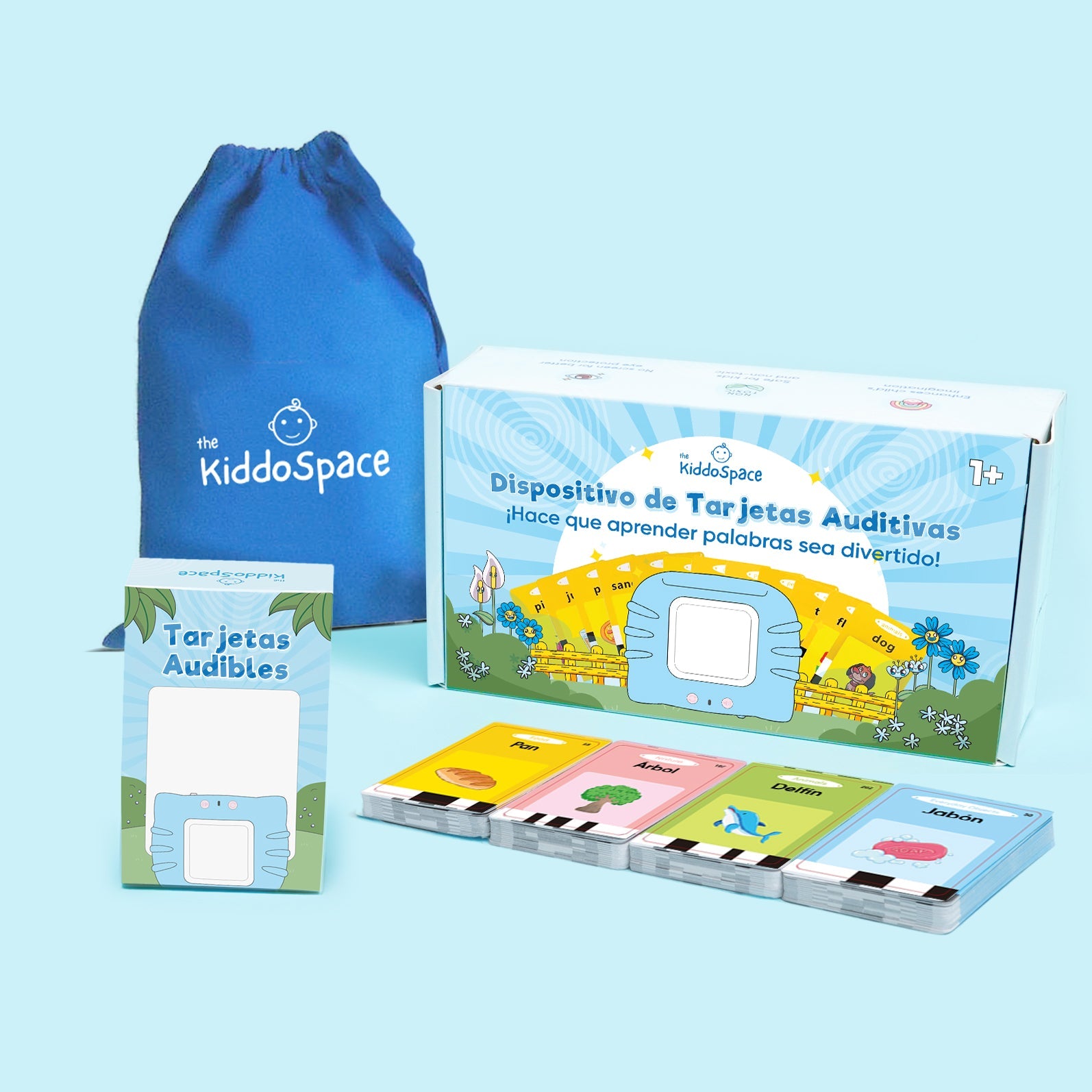 44 Tarjetas auditivas adicionales + 1 Bolsa de almacenamiento