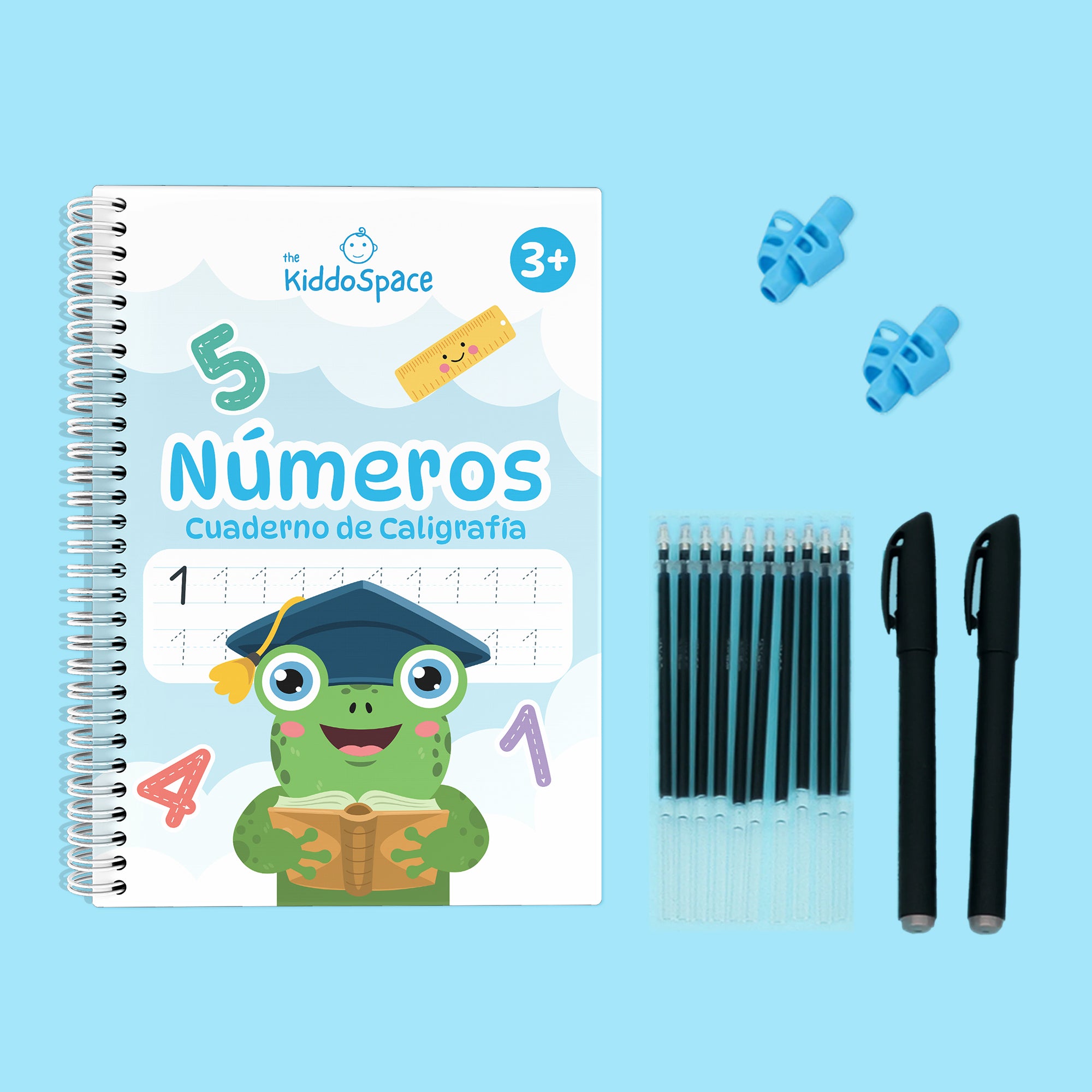 2 bolígrafos con tinta desaparecedora + 10 recargas de tinta + 2x empuñaduras de bolígrafo adicionales  +  1x Libro de los Números adicional