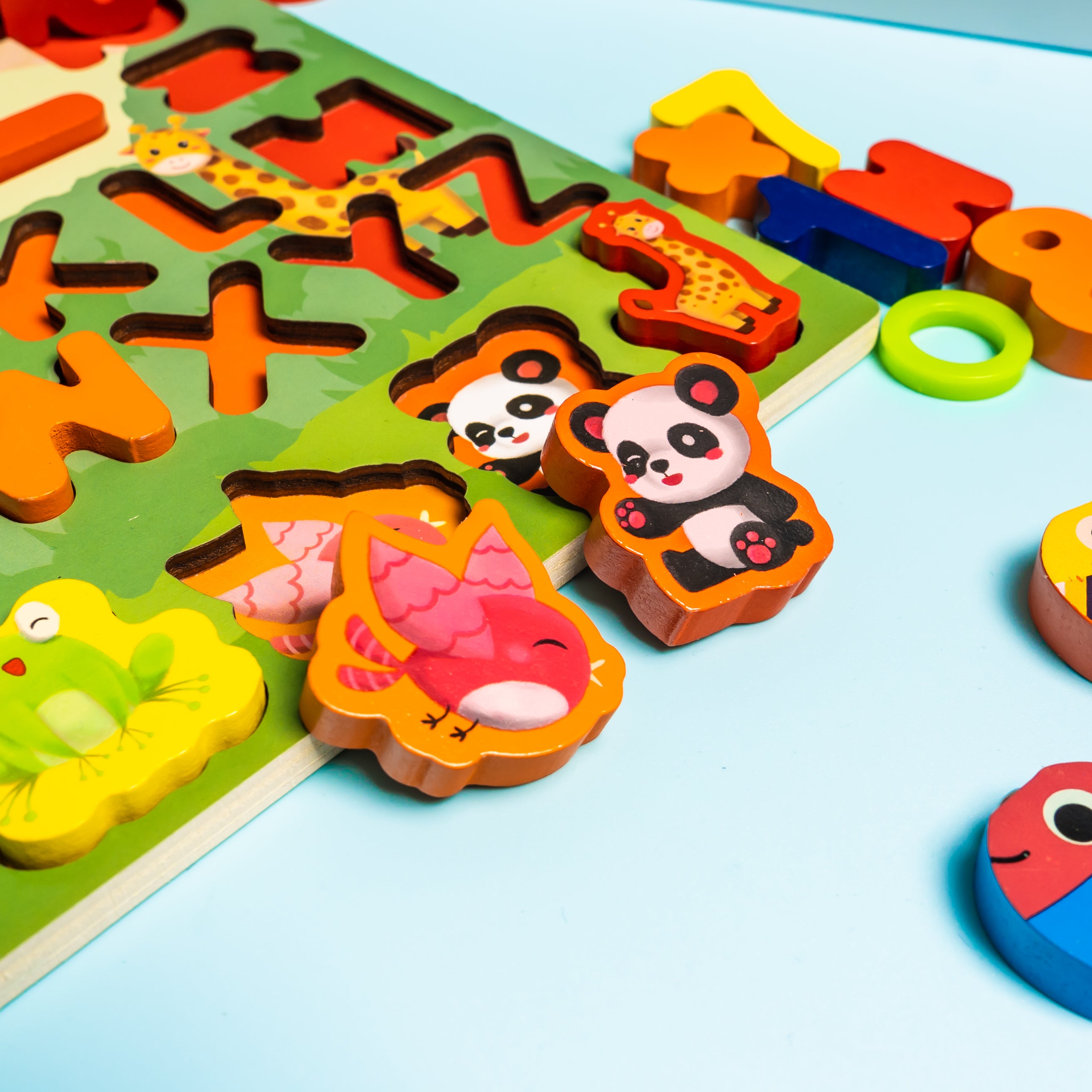 Puzzles de madera con nombre para niños - Tienda Montessori